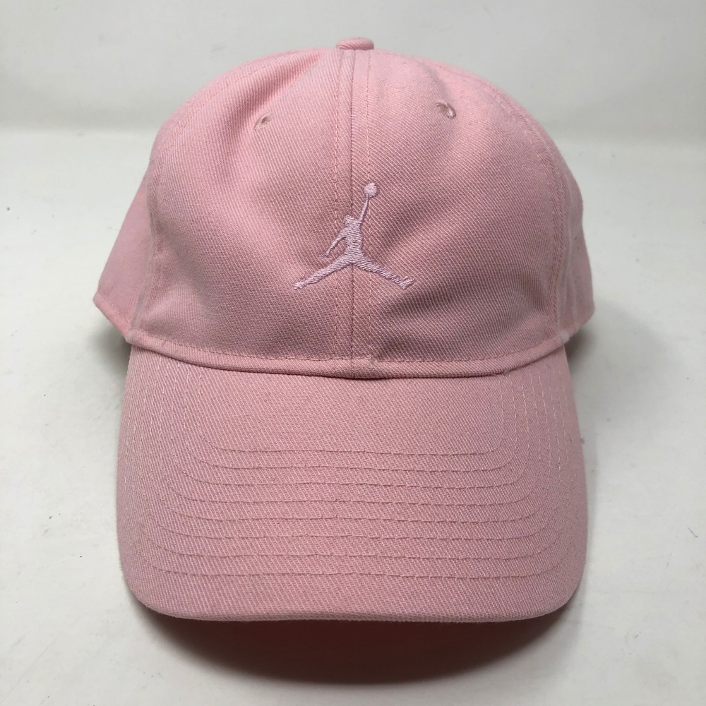 Jordan Hat One Size Fits Most Pink Jumpman Adjustable Baseball Cap Casual Summer